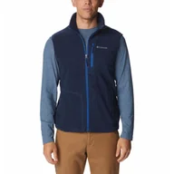 Bluzy sportowe męskie - Bezrękawnik Turystyczny Kamizelka Męska Columbia Fast Trek Fleece Vest - miniaturka - grafika 1