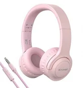 Słuchawki - BlitzWolf BW-PCE różowe - miniaturka - grafika 1