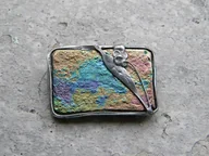 Broszki - Z roślinką - broszka - miniaturka - grafika 1