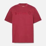 Koszulki męskie - TIMBERLAND T-SHIRT EMBROIDERY TONAL SS TEE - Timberland - miniaturka - grafika 1