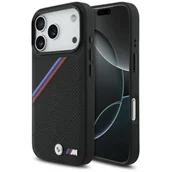 Etui i futerały do telefonów - Etui BMW M Tricolor Metal Logo MagSafe do Apple iPhone 17 Pro Czarny - miniaturka - grafika 1