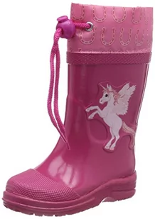 Beck kalosze dziewczęce Unicorn, Pink Pink 06, 26 EU - Kalosze damskie - miniaturka - grafika 1