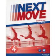 Podręczniki dla gimnazjum - Pearson Education Limited Next Move 4 Workbook + CD mp3 Bess Bradfield - miniaturka - grafika 1