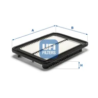 Filtry powietrza - Filtr powietrza UFI Filtry 30.468.00 - miniaturka - grafika 1