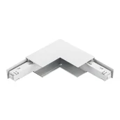 Oprawy, klosze i abażury - Łącznik L M-Line biały pionowy natynkowy 1F DPM - miniaturka - grafika 1