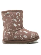 Buty dla dziewczynek - EMU Australia Śniegowce Woodland Brumby K12607 Brązowy - miniaturka - grafika 1