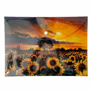 Teczka kopertowa PP A4 Słoneczniki VISTA Narcissus - Teczki i skoroszyty - miniaturka - grafika 1