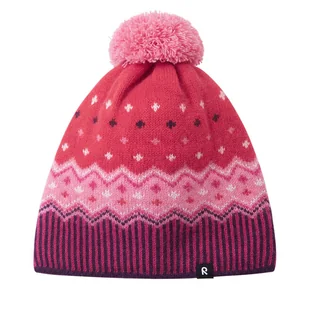 Czapka Reima Pohjoinen 5300021C Różowy - Czapki dla dzieci - miniaturka - grafika 1