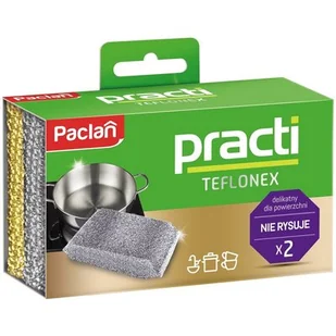 Czyścik gabczasty Teflonex 2szt. Paclan Practi - Inne artykuły czyszczące - miniaturka - grafika 1