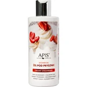 Kosmetyki do kąpieli - APIS Creamy Strawberry żel pod prysznic 300ml - miniaturka - grafika 1