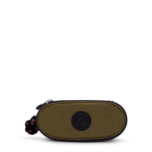 Kipling DUOBOX Średni piórnik na długopisy, piórniki i piórniki, czarny Khaki Bl (czarny)