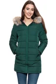 Kurtki damskie - Damska Kurtka Zimowa Wrangler Long Puffer Pine W4N2Vjg01-Xs - miniaturka - grafika 1