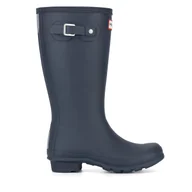 Buty dla chłopców - Kalosze Hunter Orginal Kids JFT6000RMA Granatowy - miniaturka - grafika 1