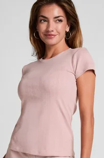 Hunkemöller Top Pointelle Różowy - Biustonosze - miniaturka - grafika 1