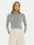 Swetry damskie - Gant Golf 4805263 Szary Regular Fit - miniaturka - grafika 1