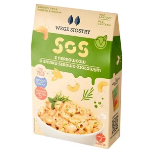 Wege Siostry Sos z nerkowców o smaku serowo-ziołowym 40 g - Sosy w słoikach - miniaturka - grafika 1