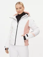 Kurtki narciarskie - Rossignol Kurtka narciarska Courbe RLMWJ04 Biały Regular Fit - miniaturka - grafika 1