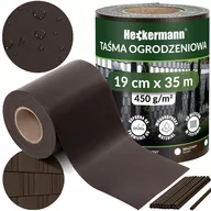 Ogrodzenia - Taśma ogrodzeniowa 19cm x 35m Heckermann - Brązowa - miniaturka - grafika 1