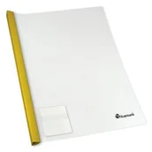 Artykuły biurowe - Hasta Obwoluta foliowana z listwą A4, żółty zacisk - miniaturka - grafika 1