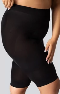 Szorty wyszczuplające ze średnim stanem czarne Smoothwear, Kolor czarny (onyx), Rozmiar 5/6, Mona Queen Size - Intymna - Majtki damskie - miniaturka - grafika 1