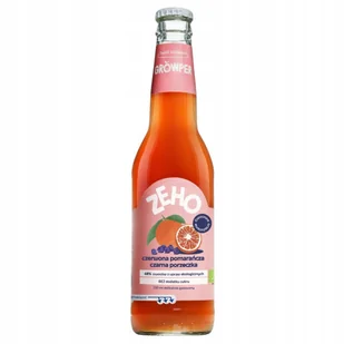 ZEHO Napój Lemoniada Pomarańcza Porzeczka Gazowany BIO Bez Cukru 330ml - Napoje gazowane - miniaturka - grafika 1