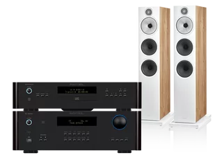 Rotel RA-1572 MkII (czarny) + RCD-1572 MkII (czarny) + 603 S3 (dąb) - Zestawy stereo - miniaturka - grafika 1