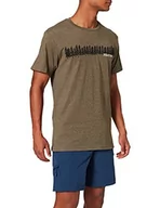 Koszulki męskie - Marmot Męski T-shirt Forest T-shirt męski zielony Olive Heather S 41870 - miniaturka - grafika 1