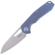 Noże - Nóż składany Kubey Vagrant Blue Titanium, Sandblast CPM S30V by Maksim Tkachuk (KB284B) - miniaturka - grafika 1