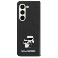 Etui i futerały do telefonów - Etui Karl Lagerfeld Saffiano Karl&Choupette Pin na Samsung Galaxy A55 - czarne - miniaturka - grafika 1