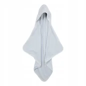 Okrycia kąpielowe dla dzieci - Little Dutch Bawełniany ręcznik z kapturem 100x100 cm Blue - miniaturka - grafika 1