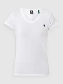 Koszulki i topy damskie - T-shirt o kroju slim fit z bawełny ekologicznej model ‘Eyben’ - miniaturka - grafika 1