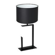 Lampy stojące - Luminex H 520 Black 3416 Lampa stołowa lampka 1x60W E27 czarny/biały - miniaturka - grafika 1