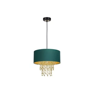 Milagro Lampa Wisząca Almeria Green/Gold 1x E27 MLP6451 - Lampy pozostałe - miniaturka - grafika 2