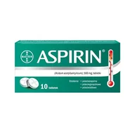 Przeziębienie i grypa - Bayer Aspirin 500mg 10 szt. - miniaturka - grafika 1