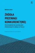 Biznes - Źródła przewagi konkurencyjnej - miniaturka - grafika 1