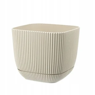 OSŁONKA KWADRATOWA CORAL 15CM KREMOWA VERDENIA - Donice - miniaturka - grafika 1