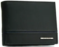 Portfele - Skórzany portfel męski RFID Ellini czarno - granatowy - miniaturka - grafika 1