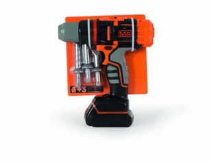 Smoby Wiertarka mechaniczna Black&Decker - Zabawy w naśladowanie dorosłych - miniaturka - grafika 2