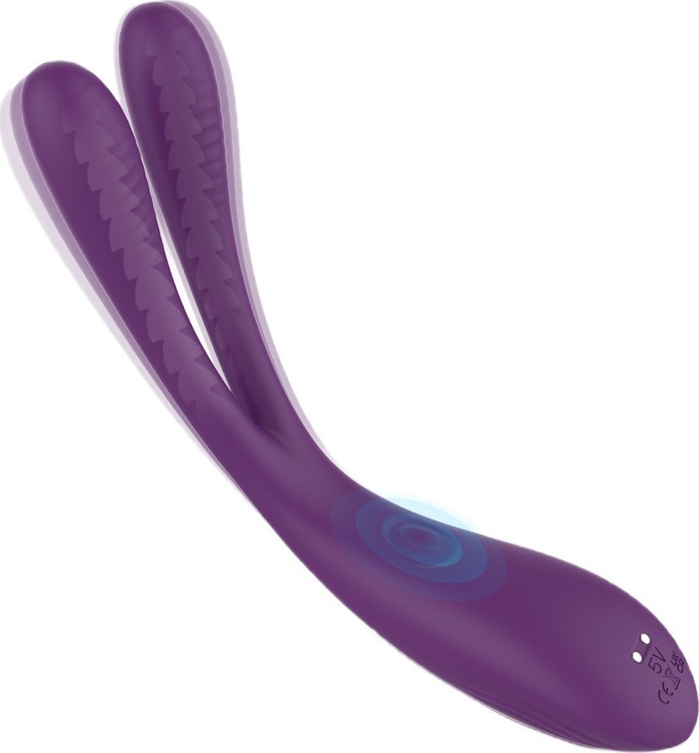 S-Hande Jade rabbit wielofunkcyjny wibrator purple