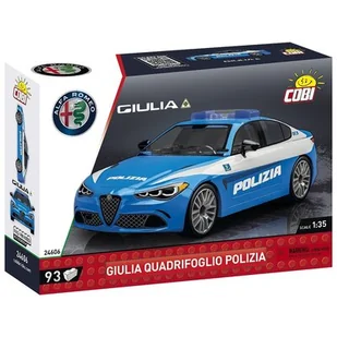 Alfa Romeo Gulia Quadrifoglio Polizia - Klocki - miniaturka - grafika 1