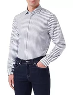 Koszule męskie - Seidensticker Męska koszula z długim rękawem Regular Fit, granatowy, 41 - miniaturka - grafika 1