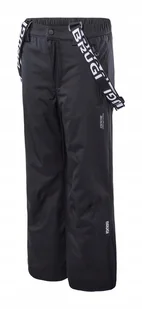 Brugi Spodnie narciarskie dziecięce 1AJ3 czarne r. 158/164 500-BLACK - Spodnie narciarskie - miniaturka - grafika 1