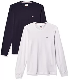 Tommy Jeans Koszulka męska, Granatowy (Twilight Navy) / Biały, 3XL - Koszulki męskie - miniaturka - grafika 1