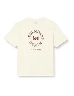 Lee Legendary Circle Tee T-shirt męski, beżowy, XXL - Koszulki męskie - miniaturka - grafika 1