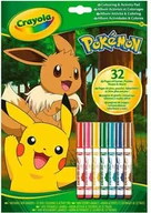Kolorowanki, wyklejanki - Książka aktywności dla dzieci Pokémon - miniaturka - grafika 1