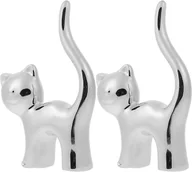 Biżuteria - akcesoria - Uchwyt na pierścionek Ceramiczny śliczny kot Figura Stojak na pierścionek Stojak na biżuterię Uchwyt na biżuterię Pierścionki na palec Wyświetlacz ... - miniaturka - grafika 1