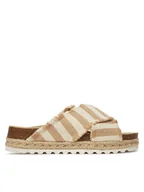 Klapki i japonki damskie - DeeZee Klapki CT0626-15 Beżowy - miniaturka - grafika 1