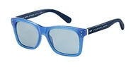 Okulary przeciwsłoneczne - Marc Jacobs Okulary przeciwsłoneczne MJ 612/S prostokątne okulary przeciwsłoneczne 46, niebieskie - miniaturka - grafika 1