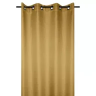 Zasłony - Stof Zasłona Copenhague 140x260 musztardowa - miniaturka - grafika 1
