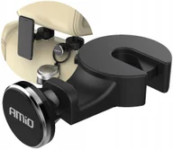 Uchwyty samochodowe do telefonów - AMiO Uchwyt magnetyczny do telefonu na zagłówek thold-01 AP_215017 - miniaturka - grafika 1